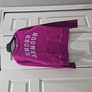 Under Armor Cold Gear,  fleece pink/purple  sweatshirt  M